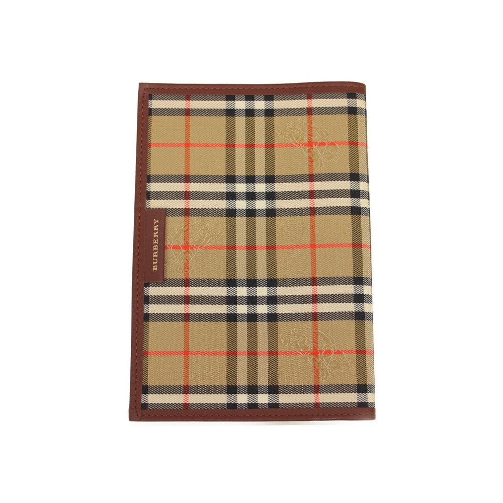 Burberry Book Cover Canvas Black